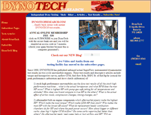 Tablet Screenshot of dynotechresearch.com